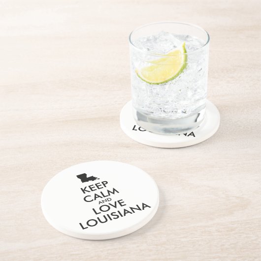  BEHOUD KALM EN VERLIES LOUISIANA ZANDSTEEN ONDERZETTER (Zijkant)