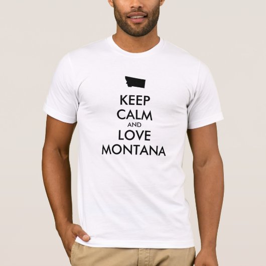  BEHOUD KALM EN VERLIES MONTANA T-SHIRT (Voorkant)