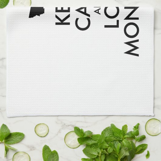  BEHOUD KALM EN VERLIES MONTANA THEEDOEK (Gevouwen)