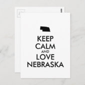  BEHOUD KALM EN VERLIES NEBRASKA BRIEFKAART (Voorkant / Achterkant)