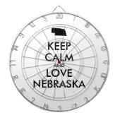 BEHOUD KALM EN VERLIES NEBRASKA DARTBORD (Voorkant)