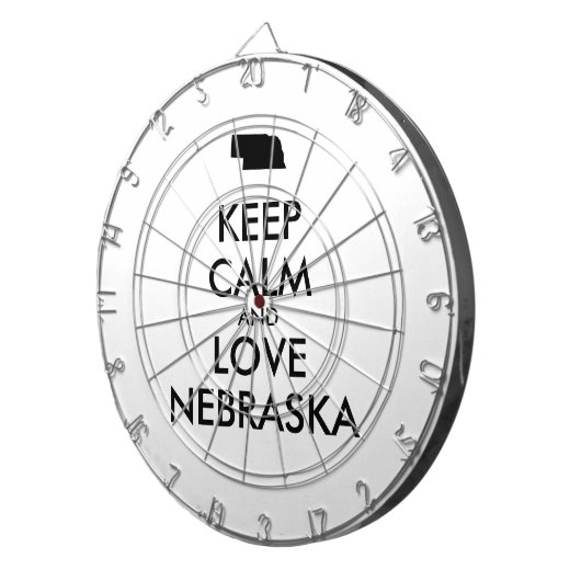BEHOUD KALM EN VERLIES NEBRASKA DARTBORD (Voorkant Rechts)