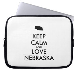  BEHOUD KALM EN VERLIES NEBRASKA LAPTOP SLEEVE