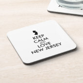  BEHOUD KALM EN VERLIES NIEUWE JERSEY BIER ONDERZETTER (Linkerzijde)