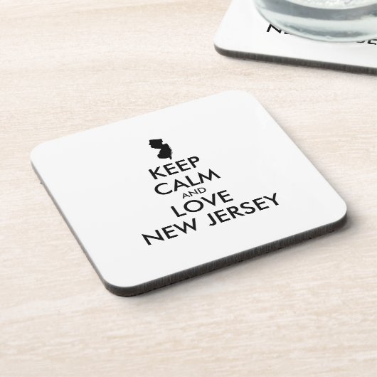  BEHOUD KALM EN VERLIES NIEUWE JERSEY BIER ONDERZETTER (Linkerzijde)