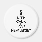  BEHOUD KALM EN VERLIES NIEUWE JERSEY MAGNEET (Voorkant)