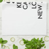 BEHOUD KALM EN VERLIES NIEUWE JERSEY THEEDOEK (Gevouwen)