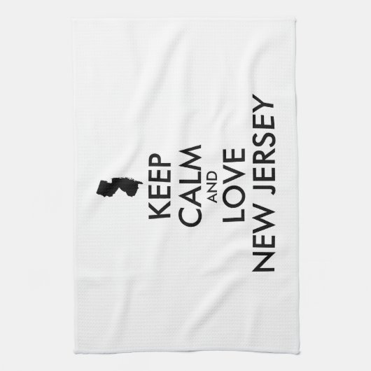  BEHOUD KALM EN VERLIES NIEUWE JERSEY THEEDOEK (Verticaal)