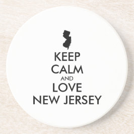  BEHOUD KALM EN VERLIES NIEUWE JERSEY ZANDSTEEN ONDERZETTER