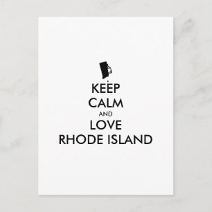  BEHOUD KALM EN VERLIES RHODE ISLAND BRIEFKAART
