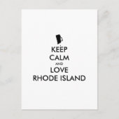  BEHOUD KALM EN VERLIES RHODE ISLAND BRIEFKAART (Voorkant)