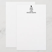 BEHOUD KALM EN VERLIES RHODE ISLAND BRIEFPAPIER (Voorkant / Achterkant)