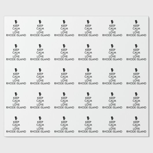  BEHOUD KALM EN VERLIES RHODE ISLAND CADEAUPAPIER (Vlak)