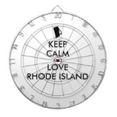  BEHOUD KALM EN VERLIES RHODE ISLAND DARTBORD (Voorkant)