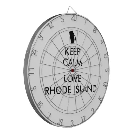  BEHOUD KALM EN VERLIES RHODE ISLAND DARTBORD (Voorkant Links)