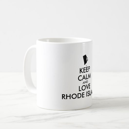  BEHOUD KALM EN VERLIES RHODE ISLAND KOFFIEMOK (Voorkant links)