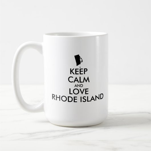  BEHOUD KALM EN VERLIES RHODE ISLAND KOFFIEMOK (Links)