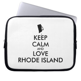  BEHOUD KALM EN VERLIES RHODE ISLAND LAPTOP SLEEVE