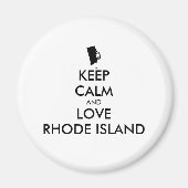  BEHOUD KALM EN VERLIES RHODE ISLAND MAGNEET (Voorkant)