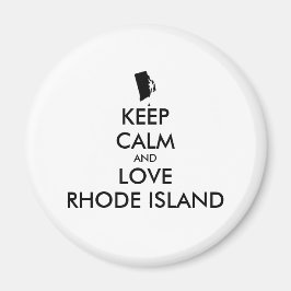  BEHOUD KALM EN VERLIES RHODE ISLAND MAGNEET