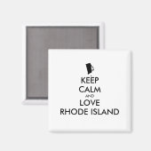  BEHOUD KALM EN VERLIES RHODE ISLAND MAGNEET (Voorkant / Achterkant)