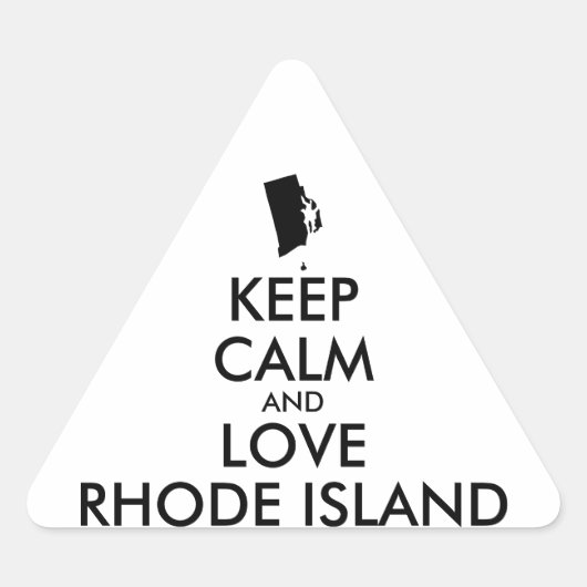  BEHOUD KALM EN VERLIES RHODE ISLAND STICKER (Voorkant)