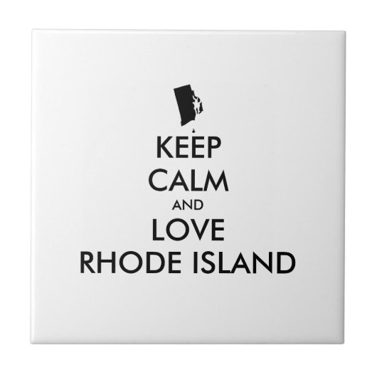  BEHOUD KALM EN VERLIES RHODE ISLAND TEGELTJE (Voorkant)