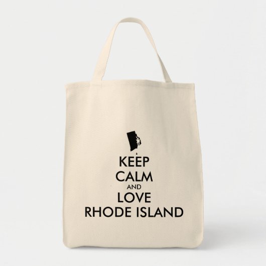  BEHOUD KALM EN VERLIES RHODE ISLAND TOTE BAG (Voorkant)