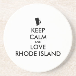  BEHOUD KALM EN VERLIES RHODE ISLAND ZANDSTEEN ONDERZETTER