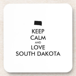  BEHOUD KALM EN VERLIES ZUID-DAKOTA BIER ONDERZETTER