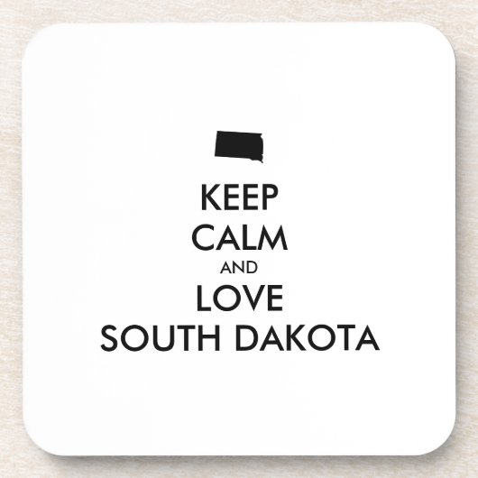  BEHOUD KALM EN VERLIES ZUID-DAKOTA BIER ONDERZETTER (Voorkant)