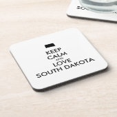  BEHOUD KALM EN VERLIES ZUID-DAKOTA BIER ONDERZETTER (Linkerzijde)