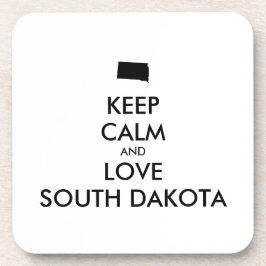  BEHOUD KALM EN VERLIES ZUID-DAKOTA BIER ONDERZETTER