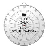  BEHOUD KALM EN VERLIES ZUID-DAKOTA DARTBORD (Voorkant)