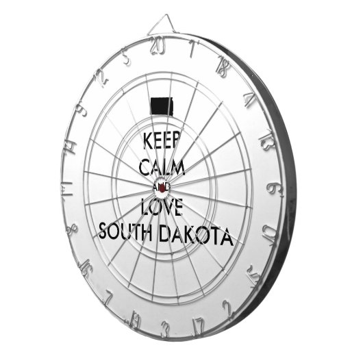  BEHOUD KALM EN VERLIES ZUID-DAKOTA DARTBORD (Voorkant Rechts)