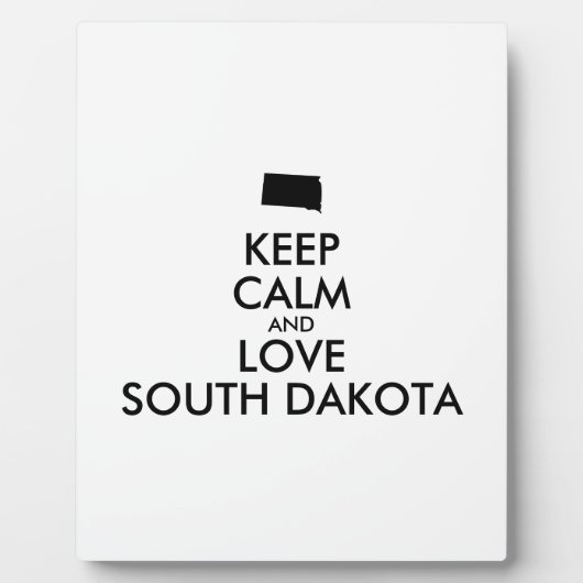  BEHOUD KALM EN VERLIES ZUID-DAKOTA FOTOPLAAT (Voorkant)