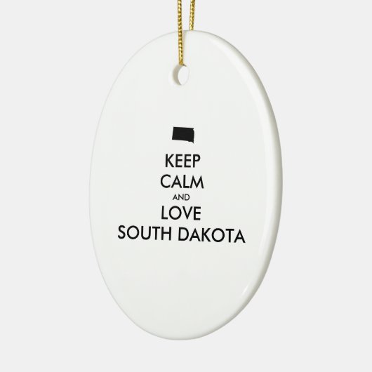  BEHOUD KALM EN VERLIES ZUID-DAKOTA KERAMISCH ORNAMENT (Links)