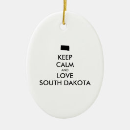  BEHOUD KALM EN VERLIES ZUID-DAKOTA KERAMISCH ORNAMENT