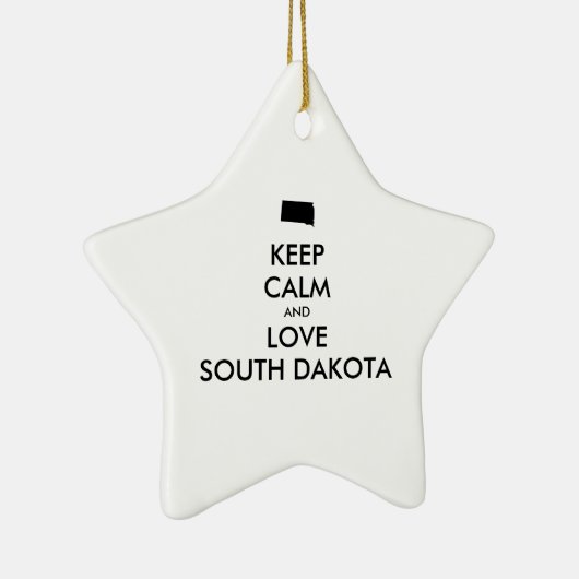  BEHOUD KALM EN VERLIES ZUID-DAKOTA KERAMISCH ORNAMENT (Rechts)