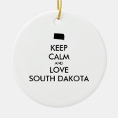  BEHOUD KALM EN VERLIES ZUID-DAKOTA KERAMISCH ORNAMENT (Voorkant)