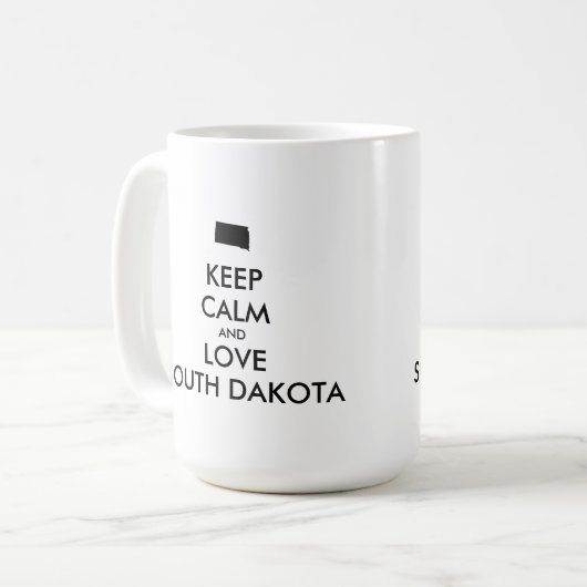 BEHOUD KALM EN VERLIES ZUID-DAKOTA KOFFIEMOK (Voorkant links)