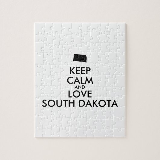  BEHOUD KALM EN VERLIES ZUID-DAKOTA LEGPUZZEL (Verticaal)