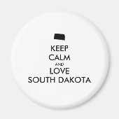 BEHOUD KALM EN VERLIES ZUID-DAKOTA MAGNEET (Voorkant)
