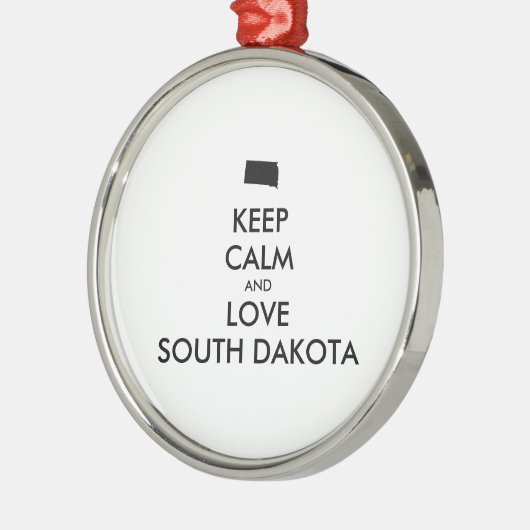  BEHOUD KALM EN VERLIES ZUID-DAKOTA METALEN ORNAMENT (Links)