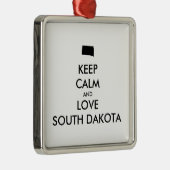  BEHOUD KALM EN VERLIES ZUID-DAKOTA METALEN ORNAMENT (Rechts)