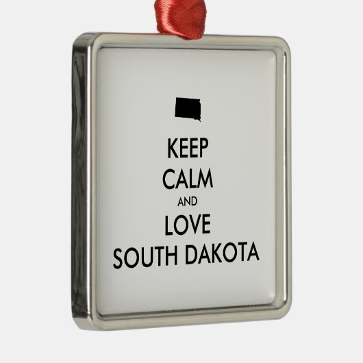  BEHOUD KALM EN VERLIES ZUID-DAKOTA METALEN ORNAMENT (Rechts)