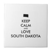  BEHOUD KALM EN VERLIES ZUID-DAKOTA TEGELTJE (Voorkant)