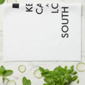  BEHOUD KALM EN VERLIES ZUID-DAKOTA THEEDOEK (Gevouwen)