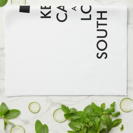  BEHOUD KALM EN VERLIES ZUID-DAKOTA THEEDOEK (Gevouwen)