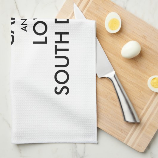  BEHOUD KALM EN VERLIES ZUID-DAKOTA THEEDOEK (Quarter Fold)